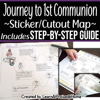 Preview of Sacrament of First Holy Communion Prep & Journey Map | Steps to 1st Eucharist