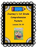 Journey's 1st Grade Comprehension Packets Lessons 26-30