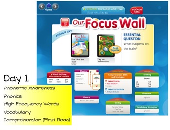 Preview of Journeys 1st Grade Interactive Whiteboard