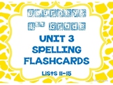 Journeys 1st Grade UNIT 3 Spelling Lists FLASHCARDS!!