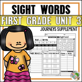 Journeys 1st Grade Unit 3 Sight Word Practice Supplement