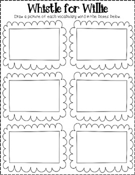 Journeys 1st Grade~whistle For Willie {unit 5, Lesson 23} 