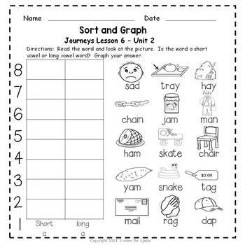1st Grade Phonics Interactive Notebook, Sorts, and More: Journeys Edition
