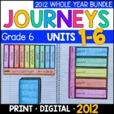 Journeys 2012 6th Grade WHOLE YEAR BUNDLE: Supplements wit
