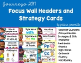 Journeys 2017 Focus Wall and Strategy Cards