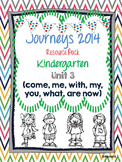 Journeys 2014 Kindergarten Unit 3 Resource Pack
