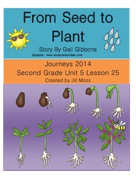 Preview of Journeys 2014/2017 Second Grade Unit 5 Lesson 25: From Seed To Plant