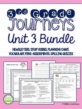 Preview of Journeys Third Grade Unit 3 - ALL Resources