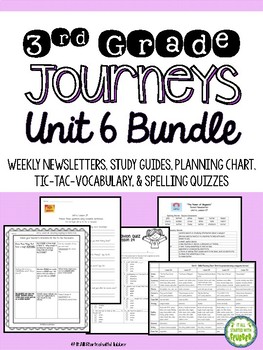 Preview of Journeys Third Grade Unit 6 - ALL Resources