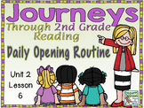 Journeys 2nd Grade Daily Routine, Unit 2  (For Google Classroom)