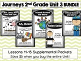 Journeys 2nd Grade Unit 3 Lessons 11-15 BUNDLE