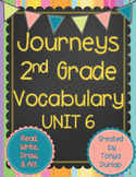 Journeys 2nd Grade Vocabulary Unit 6 Lessons 26-30, Read, 