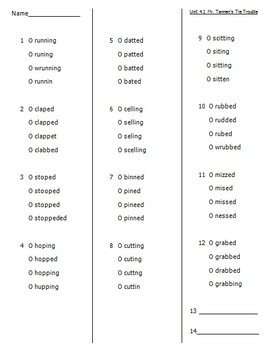 Preview of Journeys 2nd grade Unit 4 Spelling Tests