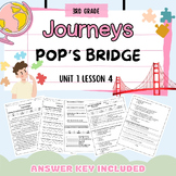 Journeys 3rd Grade Pop's Bridge Reading Comprehension Work