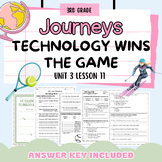 Journeys 3.1 Technology Wins the Game Worksheet, Study Gui