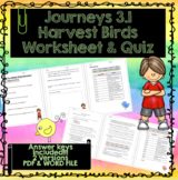 Journeys 3rd Grade Lesson 8 The Harvest Birds Comprehensio