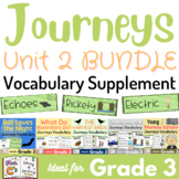 Journeys 3rd Grade Unit 2 Vocabulary Supplement BUNDLE