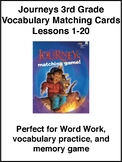 Journeys 3rd Grade Vocabulary Matching Cards