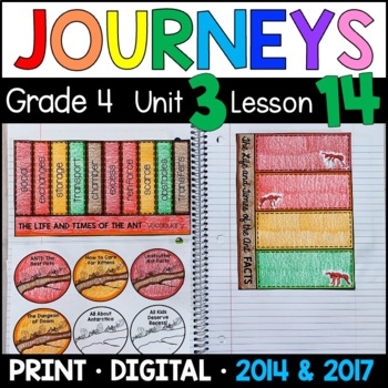 Preview of Journeys 4th Grade Lesson 14: The Life and Times of Ant with GOOGLE Classroom