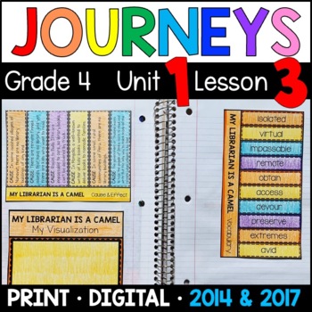 Preview of Journeys 4th Grade Lesson 3: My Librarian is Camel Supplement • with GOOGLE