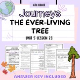Journeys 4th Grade The Ever-Living Tree Reading & Vocabula
