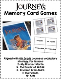 Journeys 4th Grade Vocab Strategy Memory Game