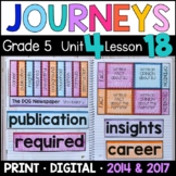 Journeys 5th Grade Lesson 18: Dog Newspaper Supplements wi