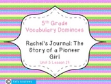 Journey's 5th Grade Vocabulary Dominoes Rachel's Journal