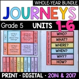 Journeys 5th Grade WHOLE YEAR BUNDLE: Supplement 2014/2017
