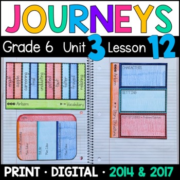 Preview of Journeys 6th Grade Lesson 12: Airborn Supplements with GOOGLE Classroom