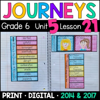 Preview of Journeys 6th Grade Lesson 21: Alone in Universe Supplements w/ GOOGLE Classroom