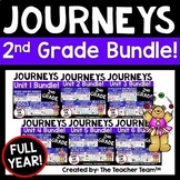 Journeys 2nd Grade Unit 1 - Unit 6  Printables Year Bundle