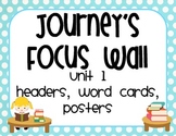 Journey's Common Core Focus Wall Unit 1