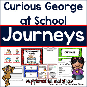 Curious George at School | Journeys 1st Grade Unit 1 Lesson 3 | TpT