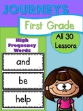 Journeys First Grade High Frequency Words- All 30 Lessons!