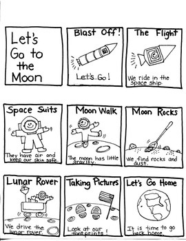 Preview of Journeys First Grade: Let's Go to the Moon: Unit 4/Lesson 16 Graphic Organizers