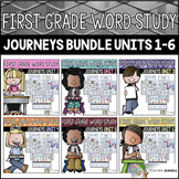 Journeys First Grade Phonics Units 1-6 Word Study Bundle S