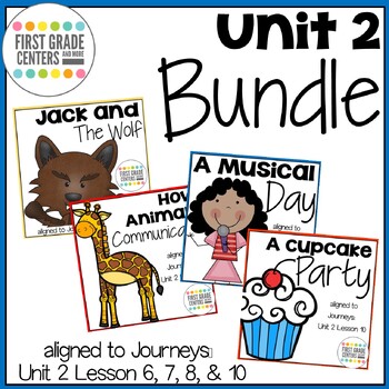 Preview of Journeys First Grade Unit 2 Bundle