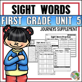 Journeys First Grade Unit 5 Sight Word Supplement