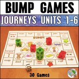 Journeys First Grade Units 1-6 BUMP Game Boards Supplement