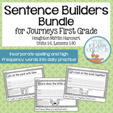 Journeys First Grade Units 1-6 Sentence Builders BUNDLE!