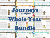 Word Search and ABC Order - Bundle of 30 - Journeys 1st Grade Aligned Vocabulary