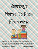 Journeys - First Grade - Words to Know - Flash Cards - Units 1-6
