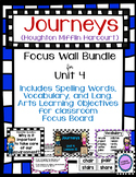 Journeys Third Grade Focus Wall for Unit 4