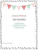 Journeys Fourth Grade Unit One