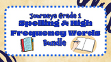 Journeys Grade 1 Spelling & High Frequency Words Activitie