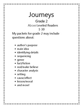 journeys leveled readers grade 3