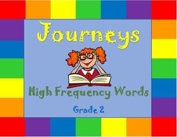 journeys grade 2 high frequency words