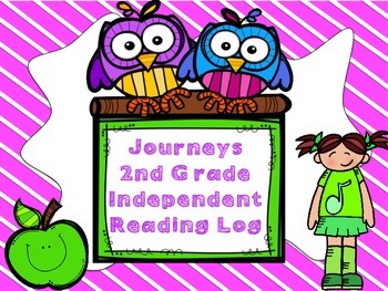 Preview of Journeys Grade 2 Reading Log