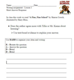 Journeys Grade 3- Lessons 1-25 Short Written Responses- RADD